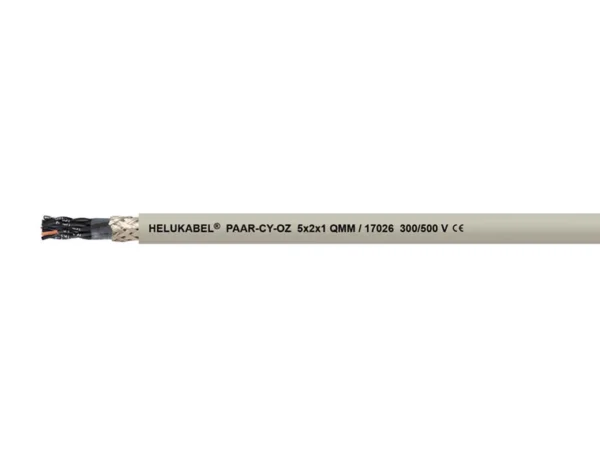 Flexible Cable (Grey), PAAR-CY-OZ-2x2x1.5mm², Helukabel